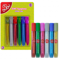 Bu-Bu Simli Yapıştırıcı 12 GR 6 LI Blisterli BUBU-SY0009