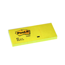 Post-it Yapışkanlı Not Kağıdı 3 Blok 100 YP 38x51 Sarı 653 