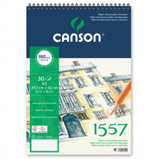 Canson 1557 Resim Ve Çizim Blok 180 GR A4 20 YP Üstten Spiralli 