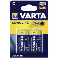 Varta Alkalin Orta Boy Pil C Longlife Extra 2 Lİ