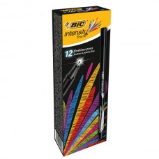 Bic Keçe Uç Kalem  İnterstiy 12 Renk Siyah 942069