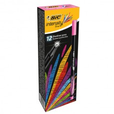 Bic Keçe Uç Kalem  İnterstiy 12 Renk Pembe 942065