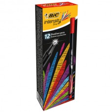 Bic Keçe Uç Kalem  İnterstiy 12 Renk Kırmızı 942084