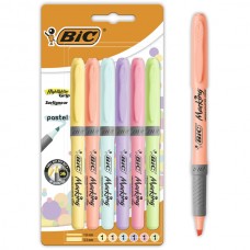 Bic Fosforlu Kalem Grıp Pastel 6 LI 992561