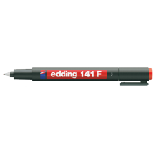 Edding Asetat Kalemi Permanent F Seri 0.6 MM Kırmızı 141F