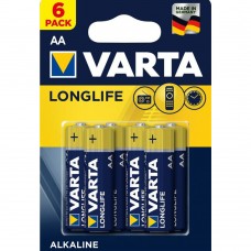 Varta Longlife Alkaline Kalem Pil 6 Lı AA 9387