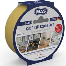 Mas Çift Taraflı Köpük Bant 38 MM x 5 M 2645