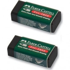 Faber-Castell Küçük Boy Silgi Siyah 2 li Fiyatı