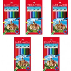 Faber-Castell Karton Kutu Boya Kalemi 12 Renk Tam Boy Fiyatı